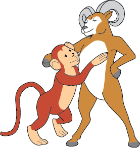 Monkey/Aries DoubleSign