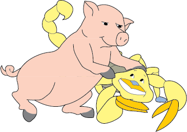 Pig/Scorpio DoubleSign