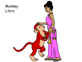 Monkey/Libra pair illustration